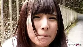 petite japanese teen 18, can you handle her first pov blowjob?