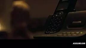 Flora Montgomery flashes her small 18+ tits in a sexy topless scene. This celebrity milf gives a steamy handjob in Basic Instinct.