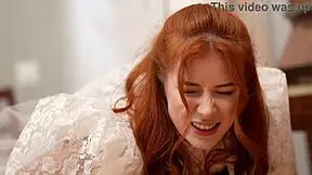 My Cute Redhead Piano Teacher Fucks Me Instead of Lessons, Her Moans Filling the Room During Quickie.