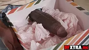 Petite teen Molly Little shocked by impressive size