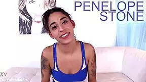 penelope stone, can you swallow this huge cock's load?