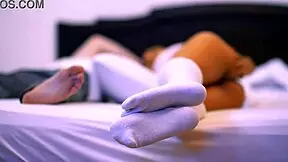 the schoolgirl meets her brother's friend in a motel room while the family attends an anniversary dinner