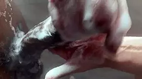 Horny College White Girl Worships Huge Big Black Cock