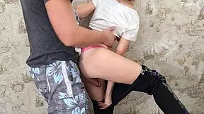 Petite stepsister craves big cock for happiness