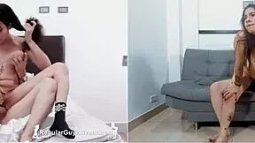 Natalia and Lily compete in a casting versus challenge