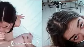 Natalia and Lily compete in a casting versus challenge