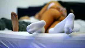 the schoolgirl meets her brother's friend in a motel room while the family attends an anniversary dinner