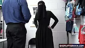 Security Officer Justin Magnum Brings Delilah Day To The Back! Confronts Her About Piling Expensive Underwear Under Her Hijab!