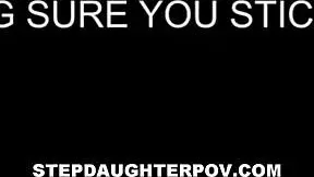 Brunette teen stepdaughter orgasms after workout with stepdad POV - Lily Lou Bobby Beefcakes