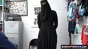 Security Officer Justin Magnum Brings Delilah Day To The Back! Confronts Her About Piling Expensive Underwear Under Her Hijab!