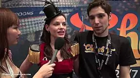 Hey, check Fionnaandjimmy’s wild Chaturbate vid at AE Expo! 😜