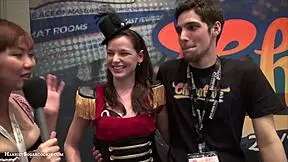 Hey, check Fionnaandjimmy’s wild Chaturbate vid at AE Expo! 😜