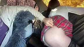 Babe young 18+ tried cheating taxi driver, got fucked hard