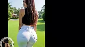 Teen lily hayes shows off her big ass in ai-generated nude