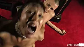 Ava Devine takes Justice Young's big cock raw in ass