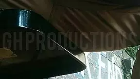 Up skirt playing with an african teen slut i met at the park