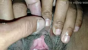 teen squirts hard into friend's shaved pussy