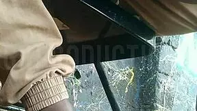 Up skirt playing with an african teen slut i met at the park