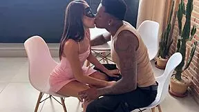 i gave her my big cock without condom after the party, she swallowed every drop with orgasm