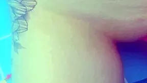 Petite Latina Brunette Flashes Shaved Pussy Pool