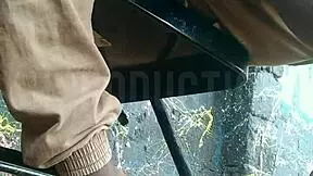 Up skirt playing with an african teen slut i met at the park