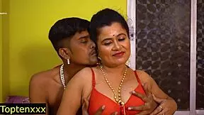 young raja babu is fucking his beautiful maid in the chamber, so amazing
