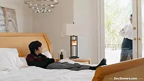 Teacher gives student a helping handjob