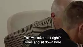 Boy fixes computer as daddy fucks his girlfriend doggystyle