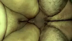 Eating Stepmother's Wet Pussy On All Fours