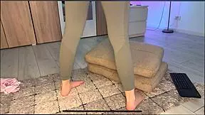 Anal sex in doggy style from the closest range