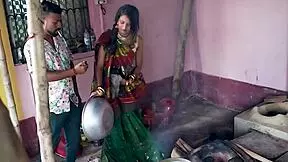 Indian village bhabhi bangs devar outdoor with dirty talk