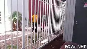 hey, doesn’t this wicked cutie look so satisfied after getting messy facials?