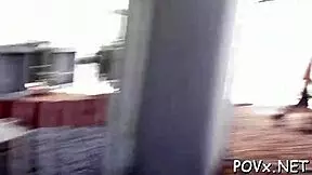 hey, doesn’t this wicked cutie look so satisfied after getting messy facials?