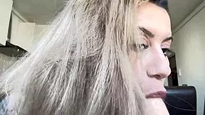 Do you love sucking your big sex toy?