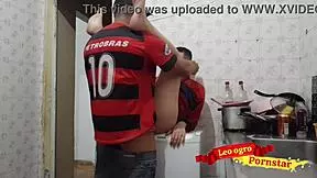 Latina Amateur Gapes Wide with Anal Creampie from Trans Friend