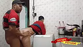 Latina Amateur Gapes Wide with Anal Creampie from Trans Friend