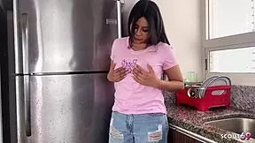 teen banged and cum sprayed on feet