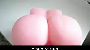 Muslimtabu - Curvy hijab wife Tokyo Lynn finally gives in