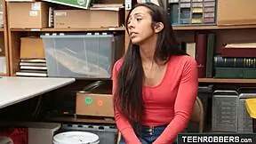 i fucked that cute shy teen shoplifter lilly hall so hard in doggystyle at the store