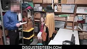 disgustedteen 18+ - sexy stepgranddaughter samantha hayes and stepgrandmother erica lauren duo fuck lp officer after getting caught