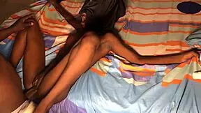 Young Petite Teen with Creamy Pussy, Can She Handle Monster Cock?