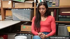 i fucked that cute shy teen shoplifter lilly hall so hard in doggystyle at the store