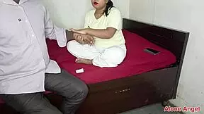 stepsister gives oil massage after incident with innocent brother