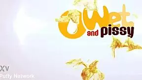 busty teen 18+ caught peeing on laundry during solo play. she fingers herself hard after sucking toys!