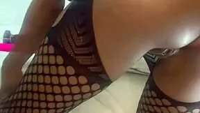 Curvy Teen Slut Fucks Herself With Massive Vibrator And Can't Stop