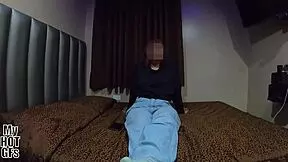 I love money and fucking, so I cast Mayte in a cowgirl creampie session.