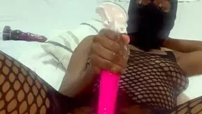 Curvy Teen Slut Fucks Herself With Massive Vibrator And Can't Stop