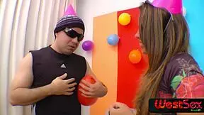 Wow, That Naughty Girl Took Anal And Cum At Her Son's Party!