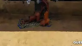 Lola Foxx and Lucie Black penetrate each other's pussies with tongues.