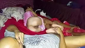 Hey, doesn't my wife love getting fucked sideways in this homemade clip?